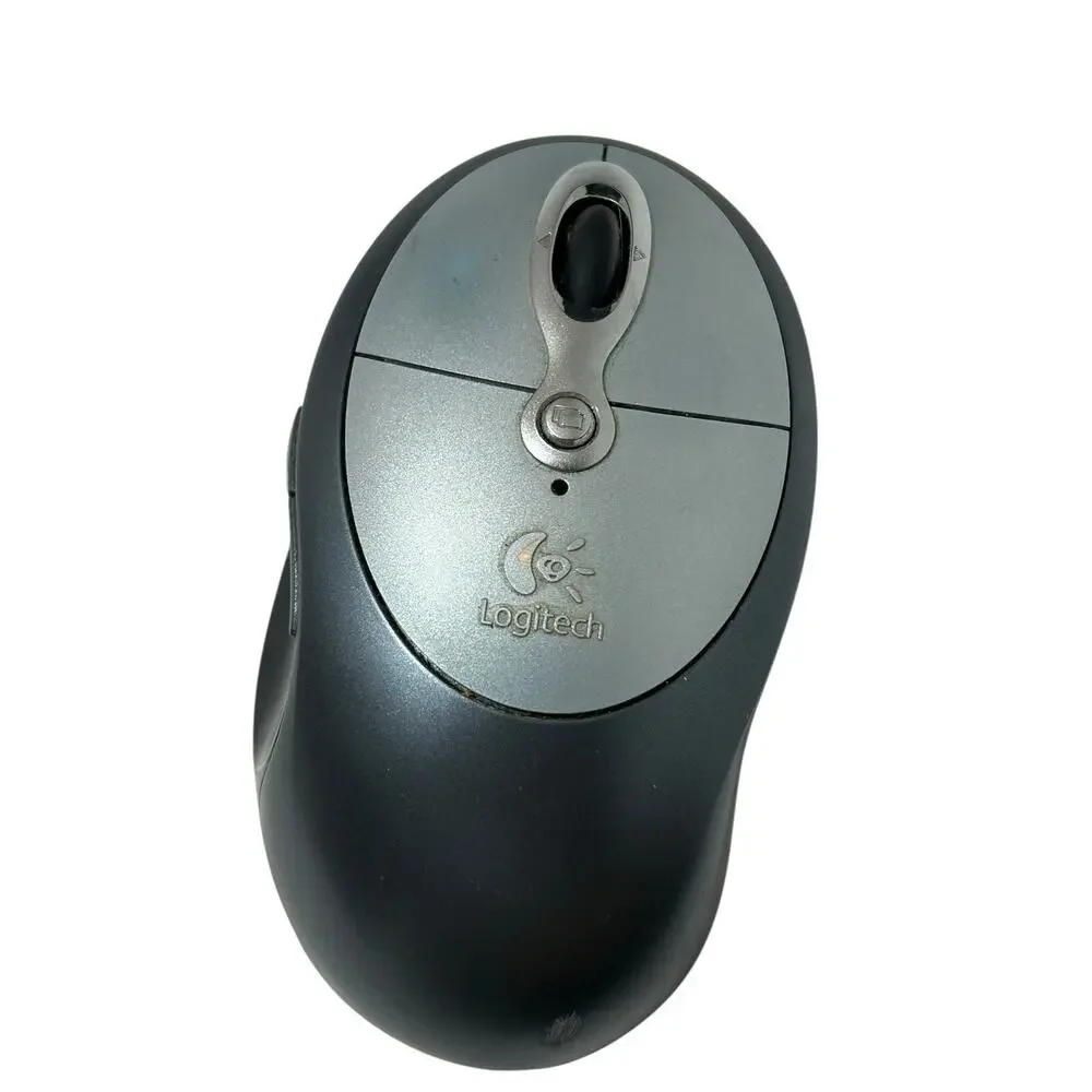 Logitech M-RAK89B Cordless Click Plus Optical Mouse w/Charger